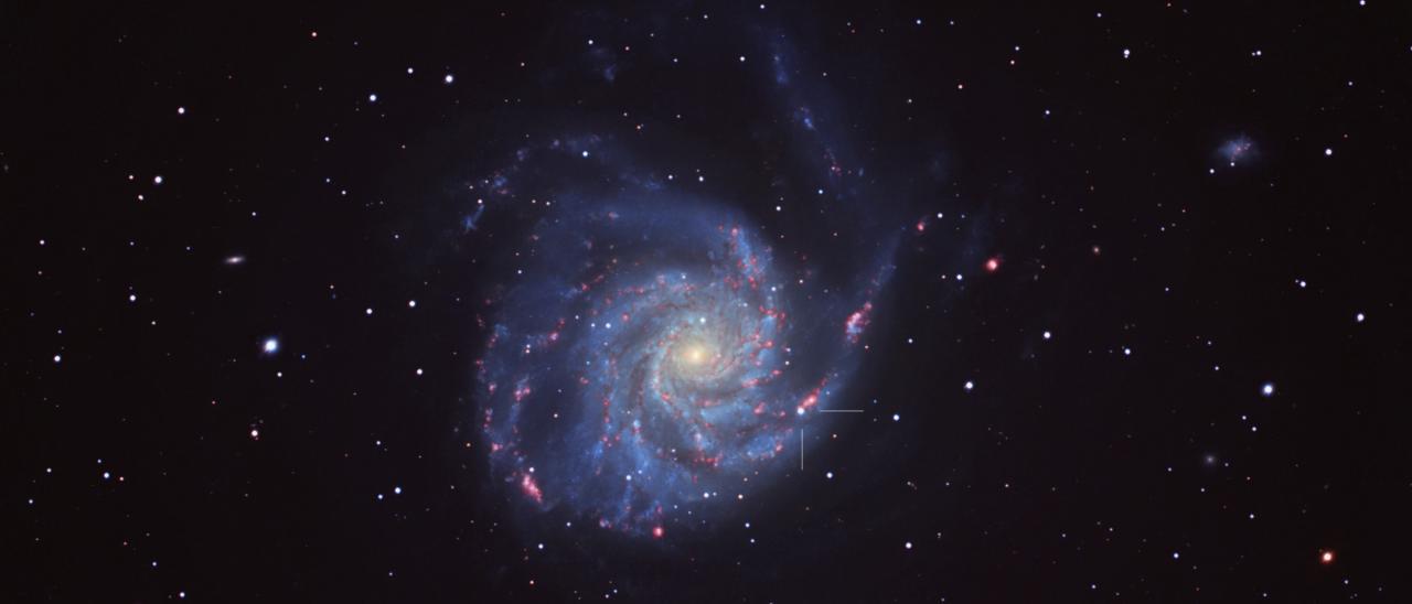 The WEAVE spectrograph captures the interaction of supernova